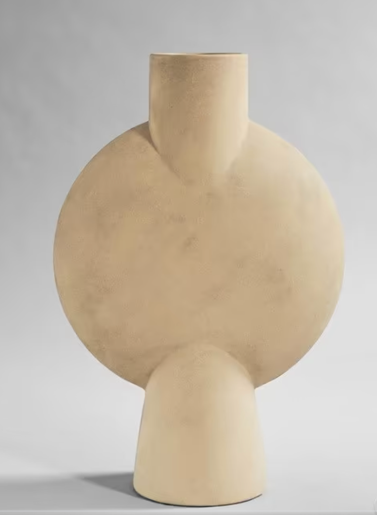 SPHERE VASE BUBL HEXA SAND