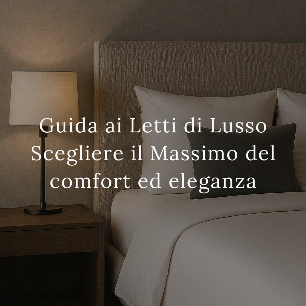 Letti di Alta Gamma: Dormire Bene È Solo l’Inizio