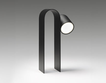 PERDUE CORPO LAMPADA NERO CON ARCO OPACO 3000°K