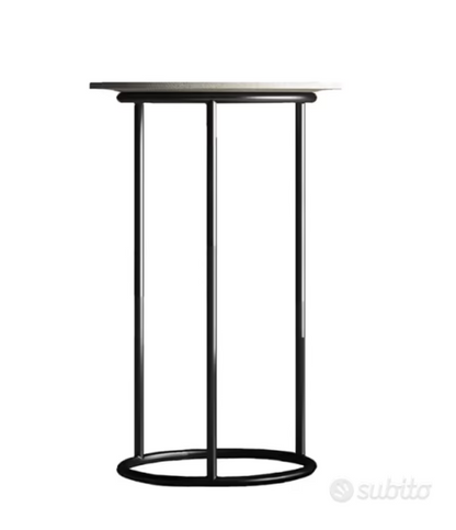 TAVOLO CIRCUS D 40 CEMENTO BIANCO