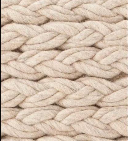 LANA TRENZAS MARRONE