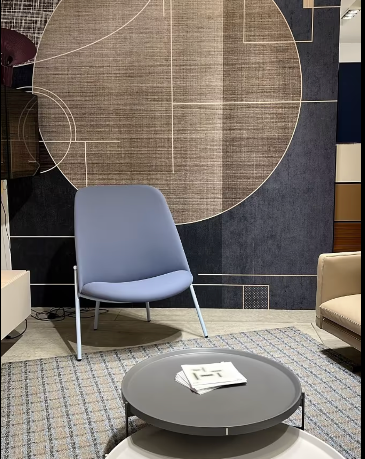 PHAR LAP SEDIA LOUNGE / CAT. A AZZURRO FIORDALISO