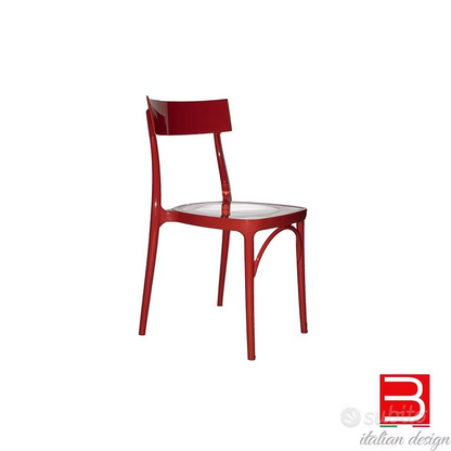 SEDIA MILANO GIALLO BLU E ARANCIO