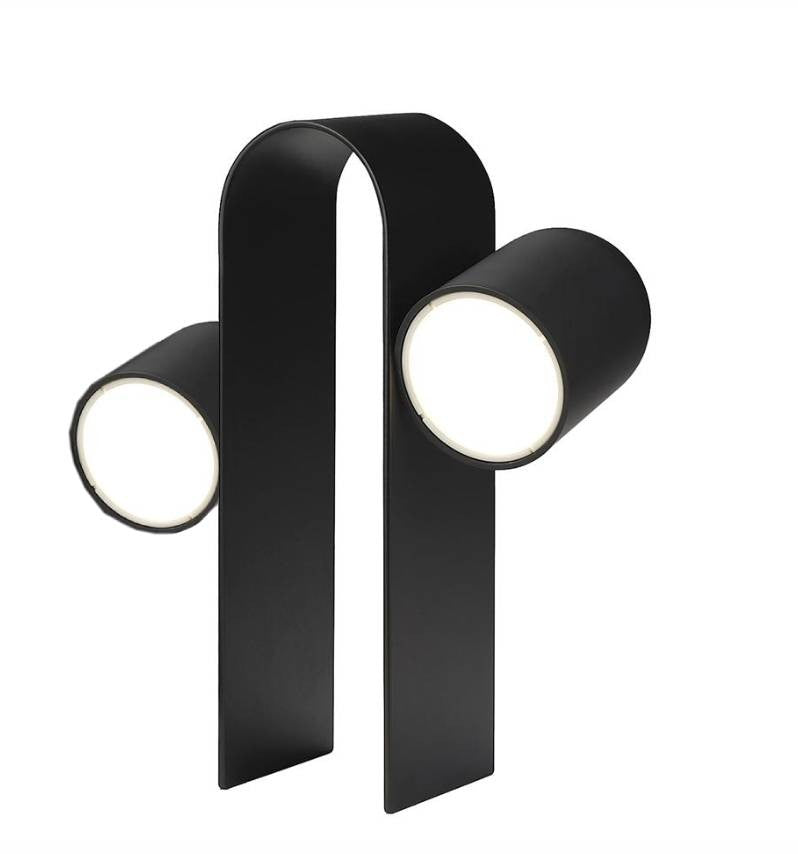 PERDUE CORPO LAMPADA NERO CON ARCO OPACO 3000°K