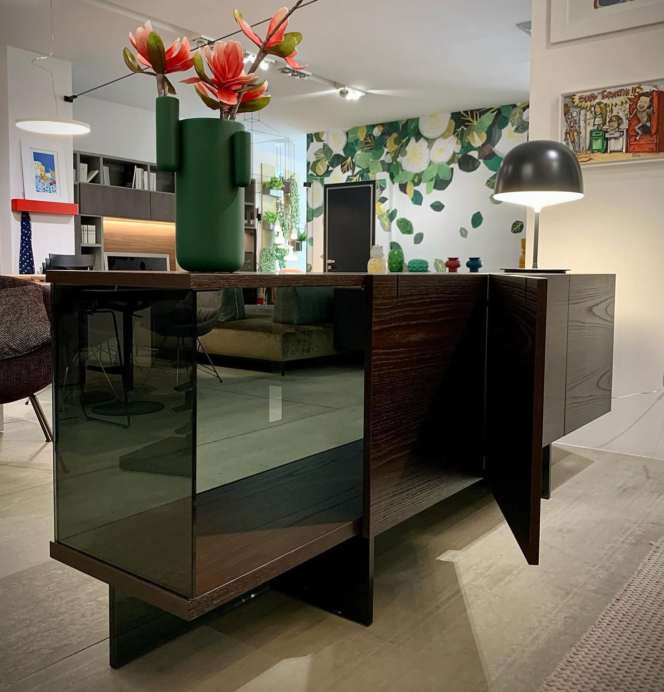 MAJOR A3 FUME'-SIBERIAN 240X45XH.85 BASE FUME'+SEPARATORE