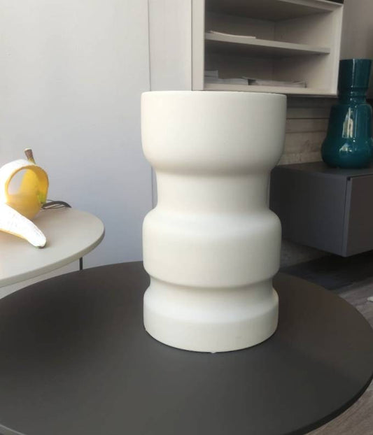 VASO2 SAGOM LARGO ECRUE MATT